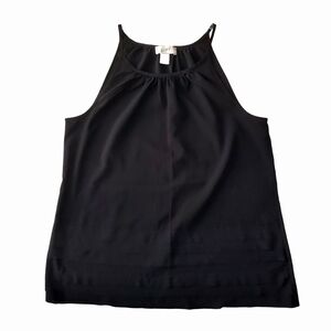 LOFT Black Tiered Tank